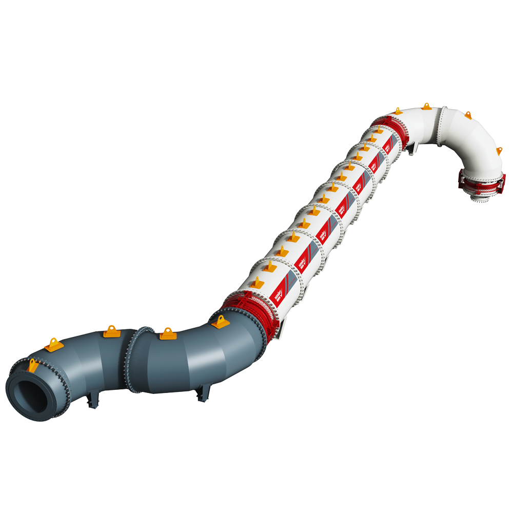 节能型热风管线